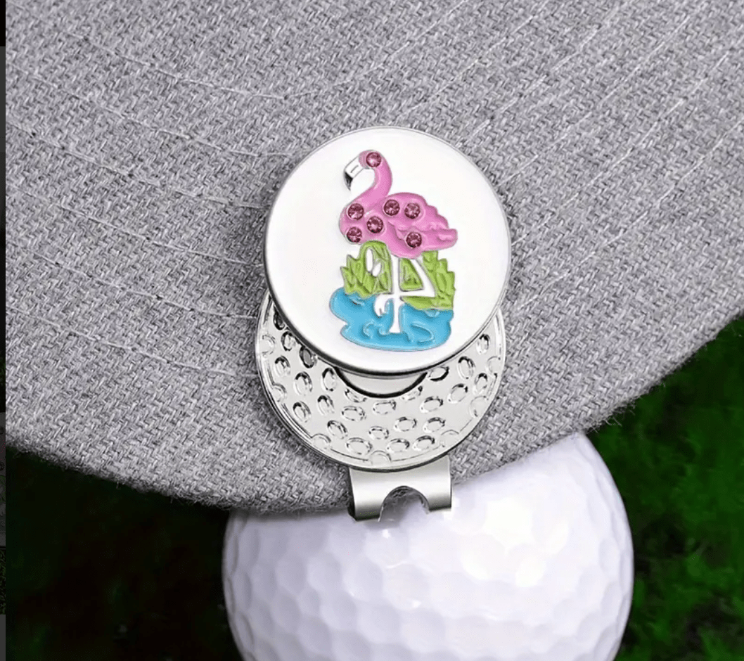 Flamingo Ball Marker - Putter Girl