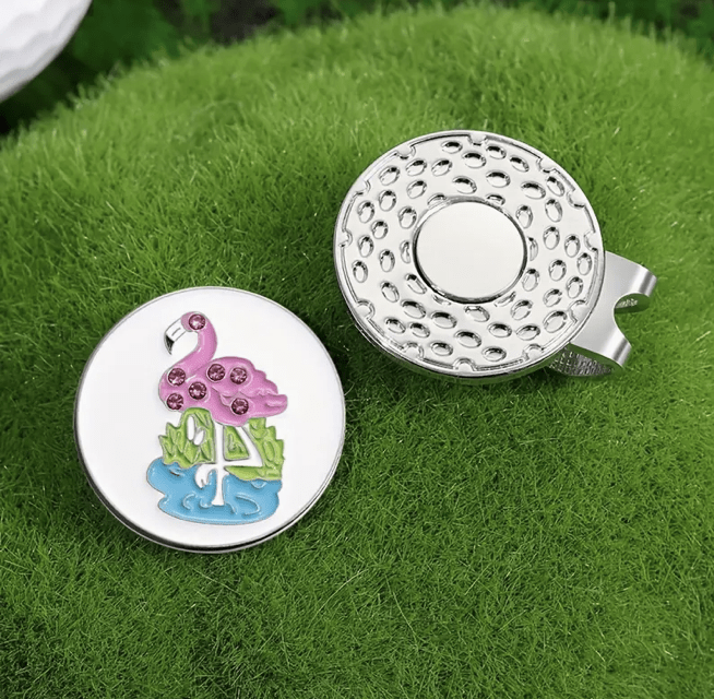 Flamingo Ball Marker - Putter Girl