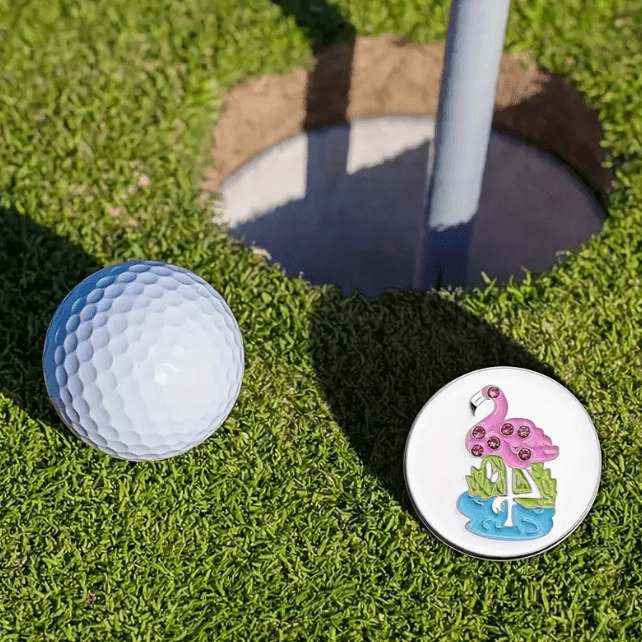 Flamingo Ball Marker - Putter Girl