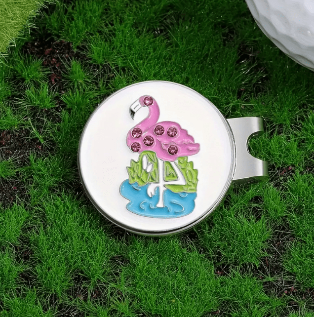 Flamingo Ball Marker - Putter Girl