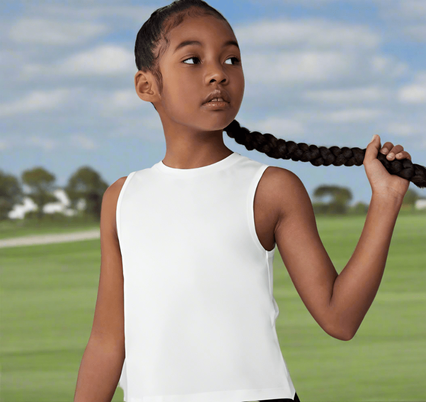 Girls Cut Out Tank - Putter Girl