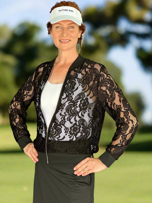 Lacy Jacket - Black - Putter Girl