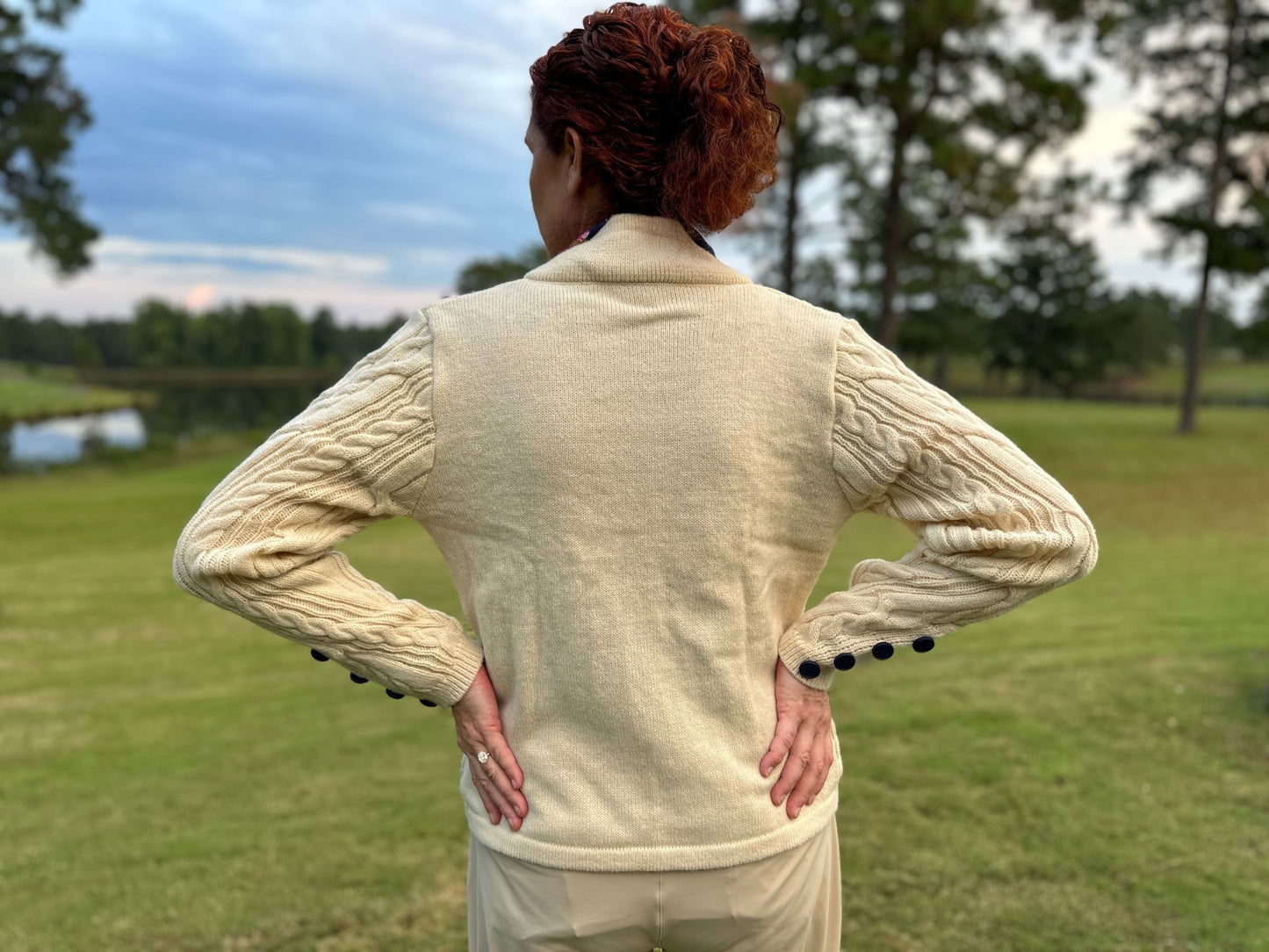 On The Course Cardigan - Putter Girl