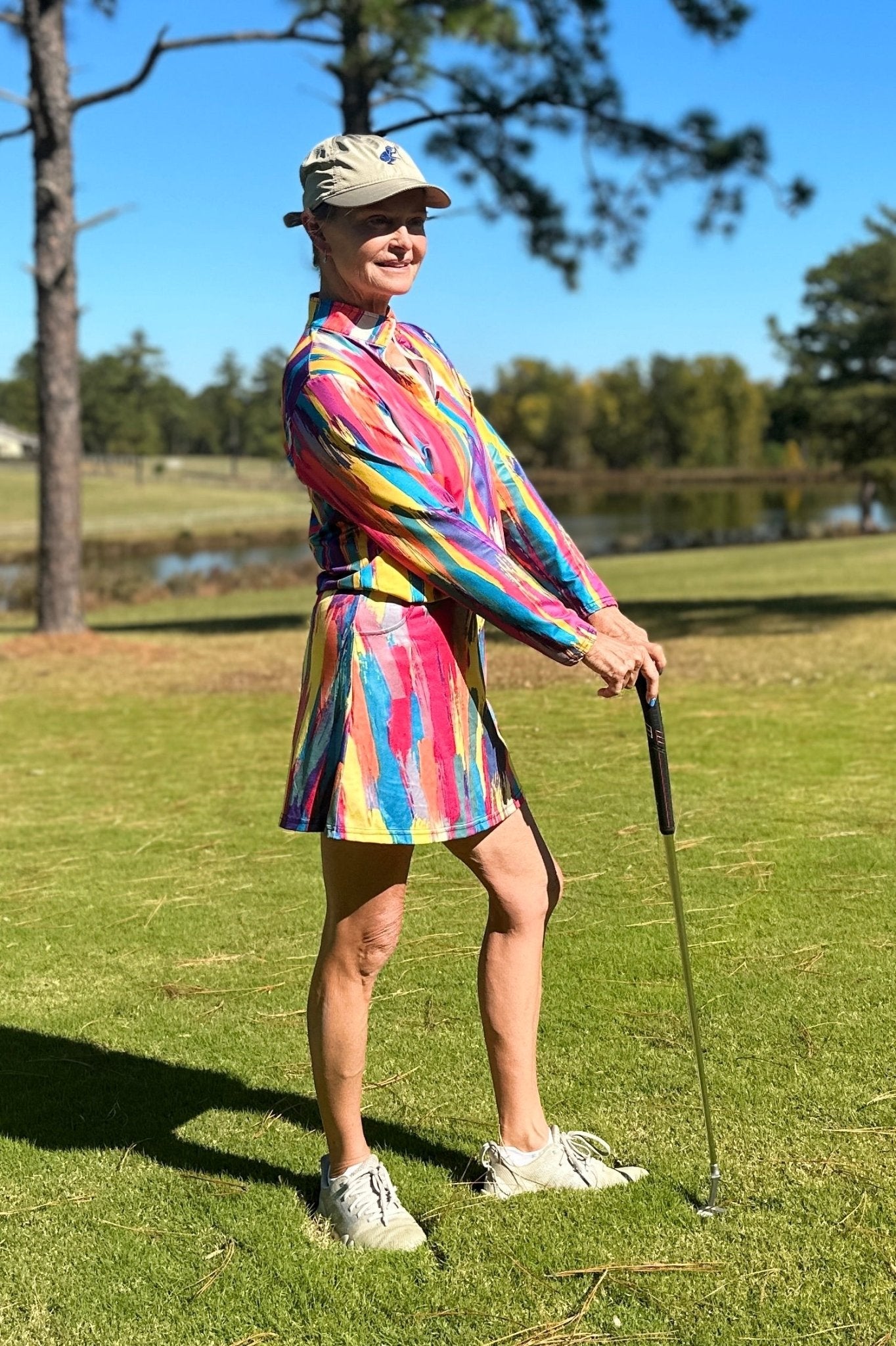 Painted Sky Skirt - Putter Girl