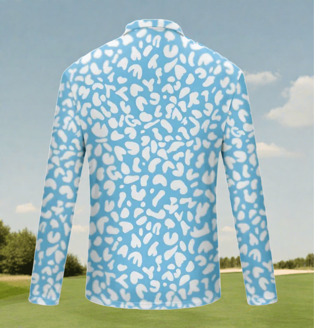 Paw Print Long Sleeve Polo - Putter Girl