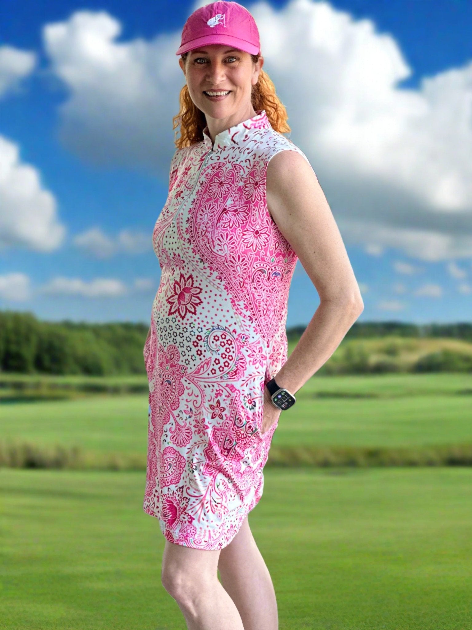 Pink Golf Dress