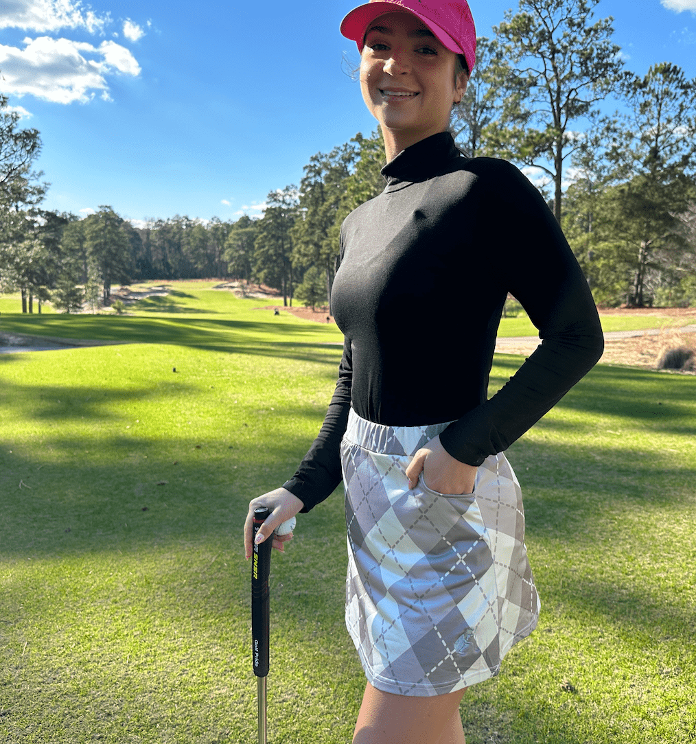 Plaid Skirt - Putter Girl