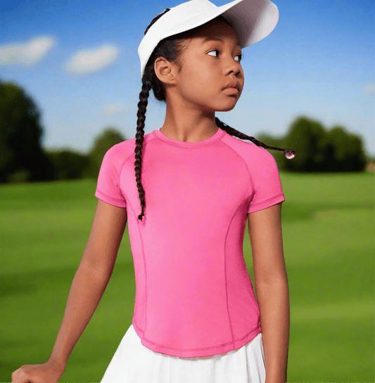 Pretty In Pink Girl's Tee - Putter Girl