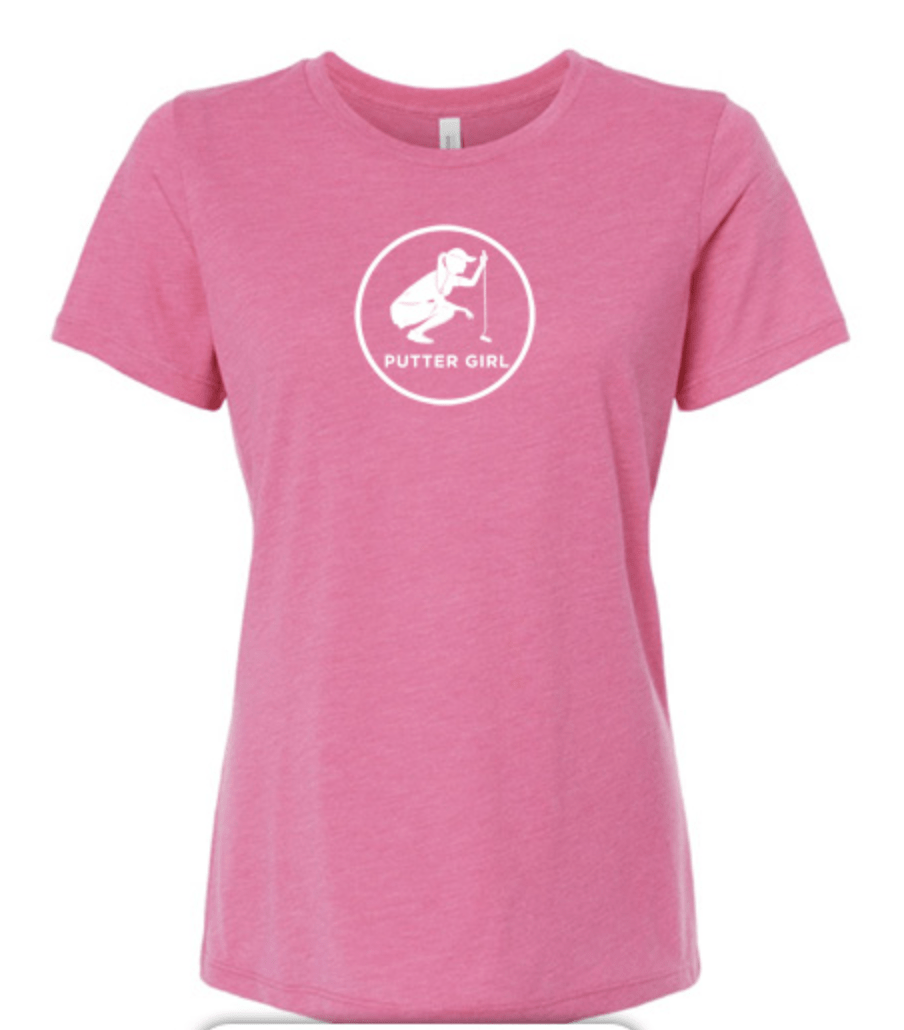 Pretty In Pink Tee - Putter Girl