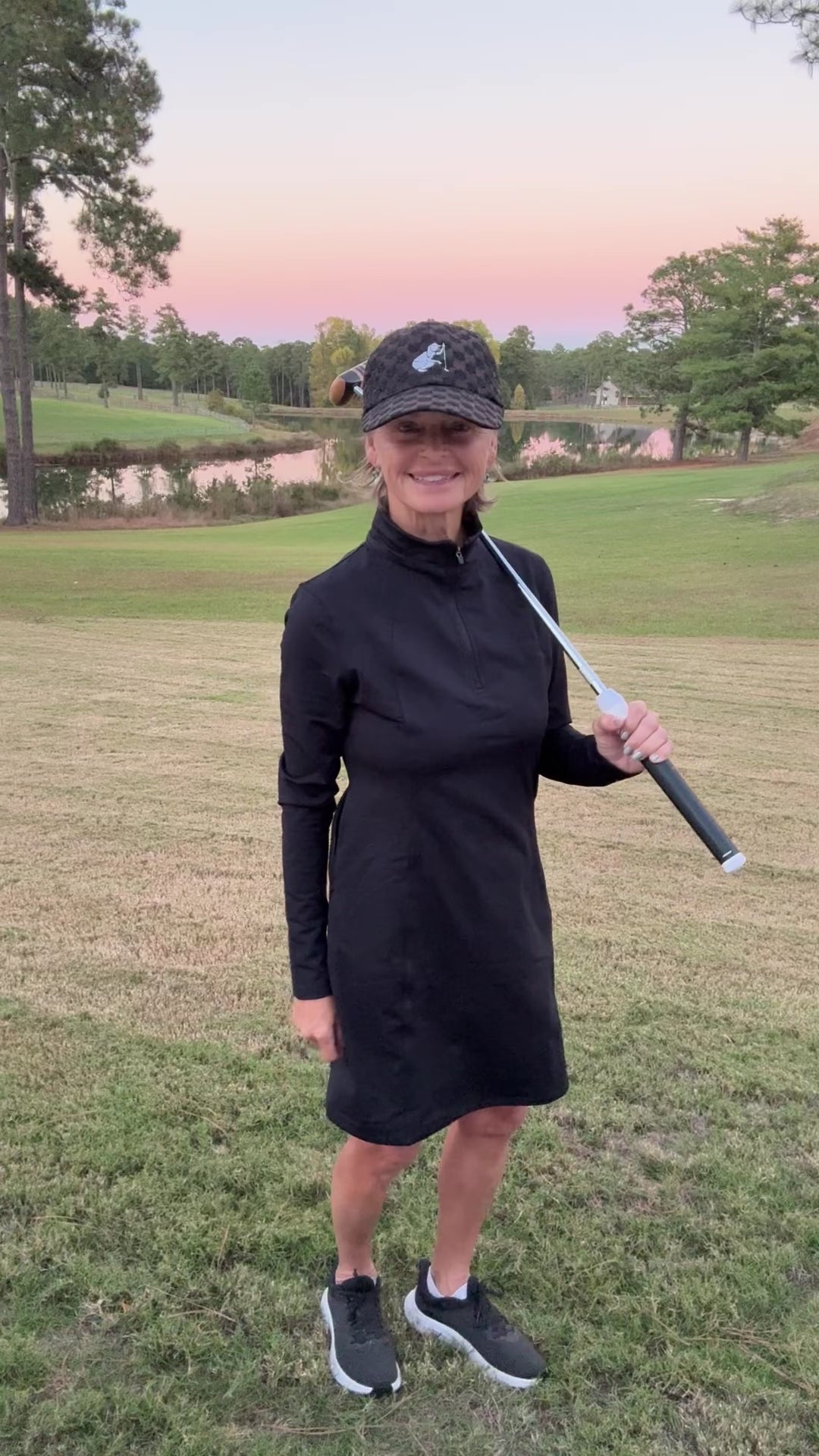 Putter Girl Winter Fleece Dress 