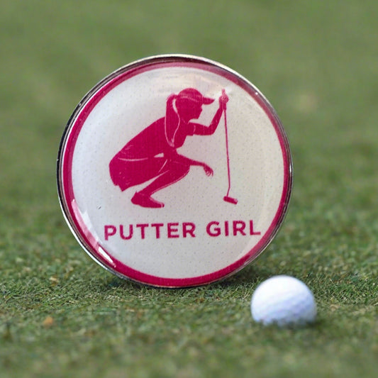 Putter Girl Ball Marker - Putter Girl