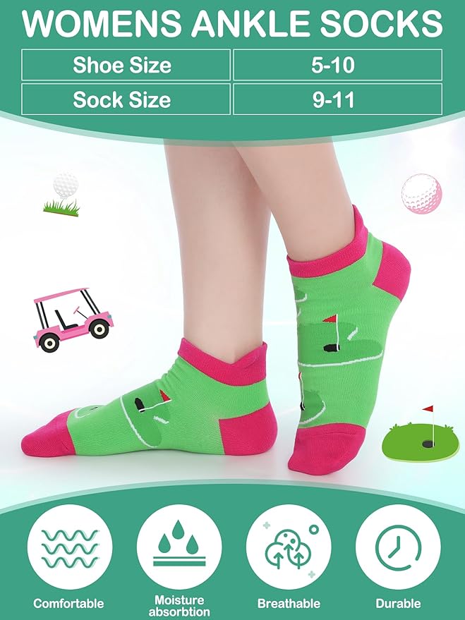 Putter Girl Golf Socks - Putter Girl