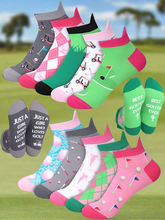 Putter Girl Golf Socks - Putter Girl