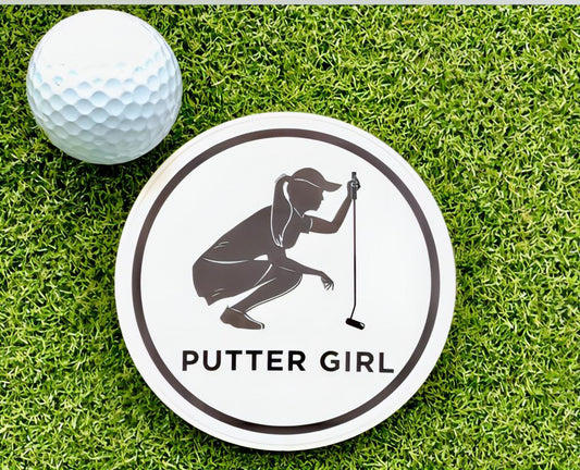 Putter Girl Sticker - Putter Girl