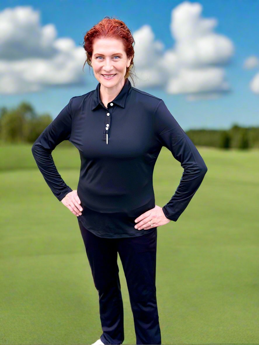 The Classic Long Sleeve Polo - Putter Girl