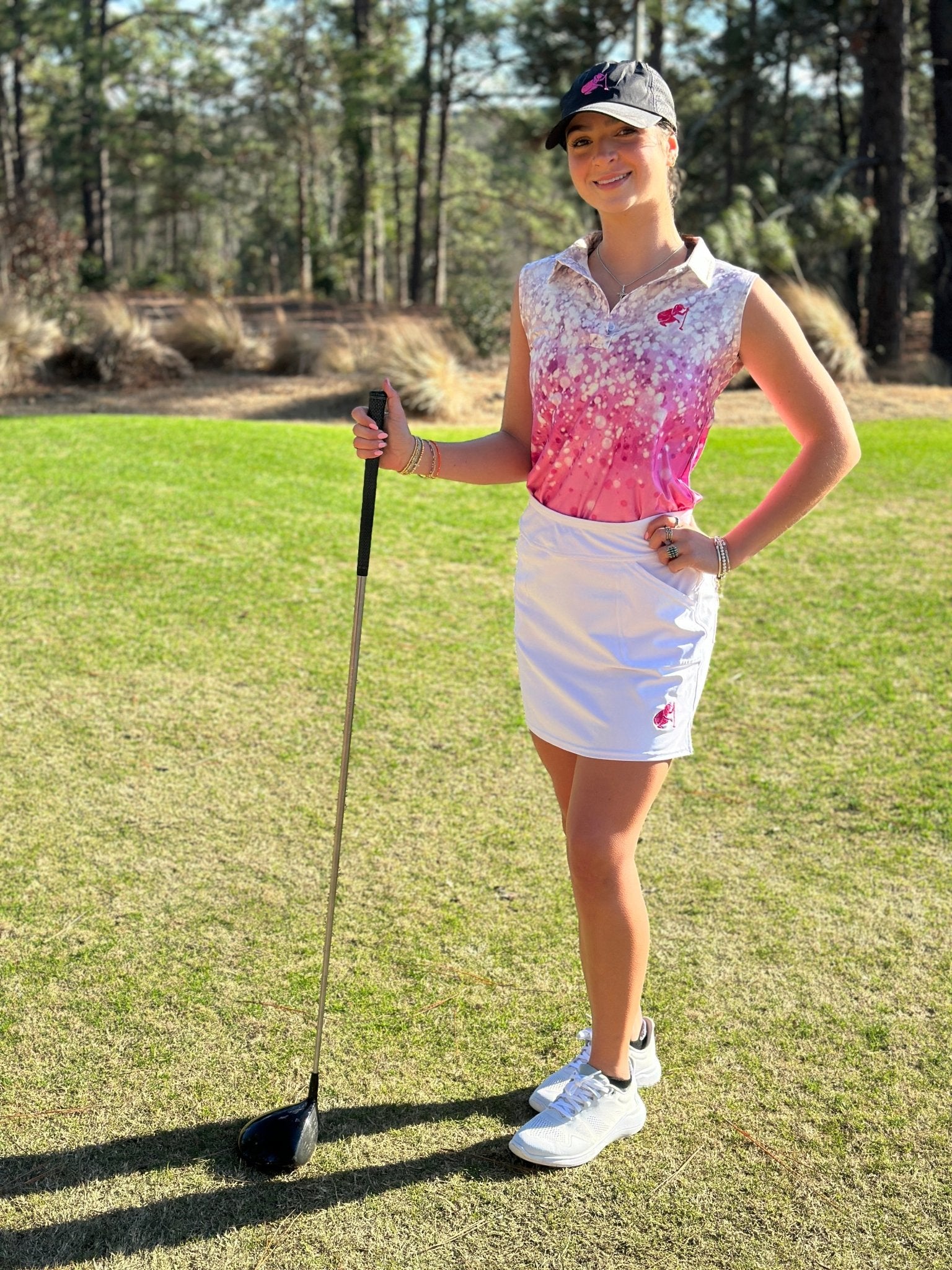 The White Skirt - Putter Girl