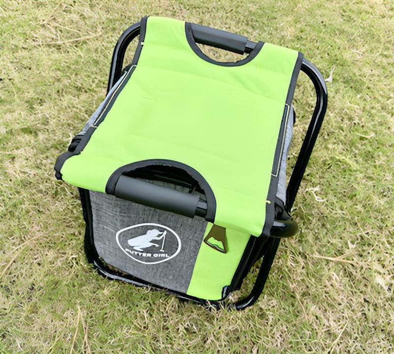 Putter Girl Backpack Cooler Chair