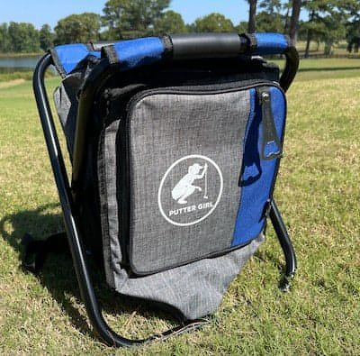 Putter Girl Backpack Cooler Chair